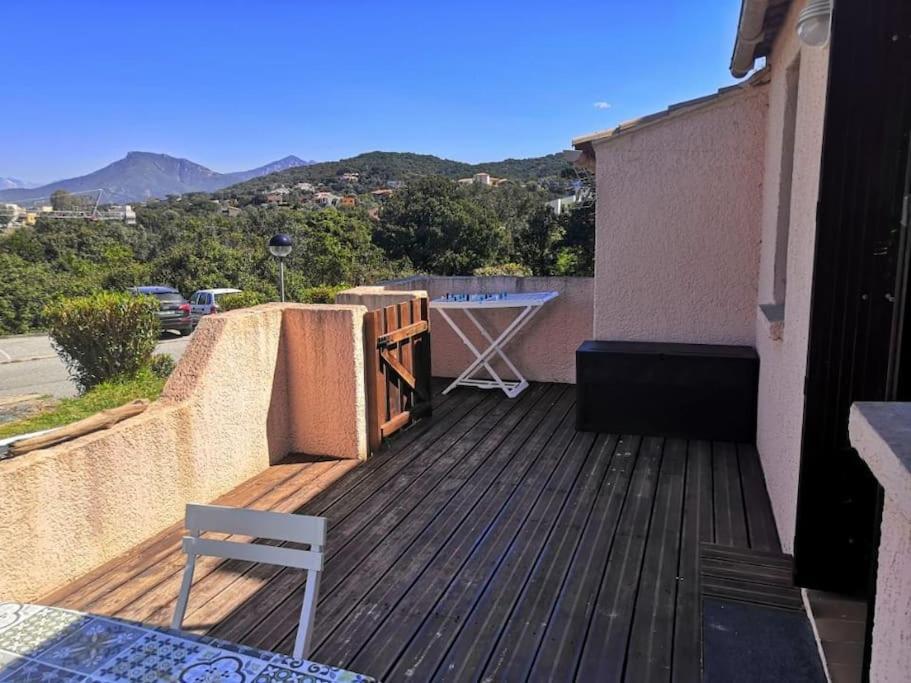 Porticcio T2 climatisé&grande terrasse à 1km de la plage Extérieur photo